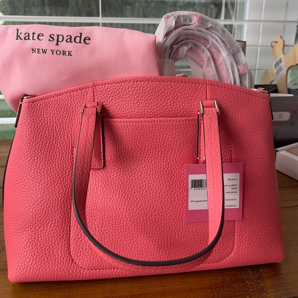 KATE SPADE SMALL SATCHEL - WITH STRAP